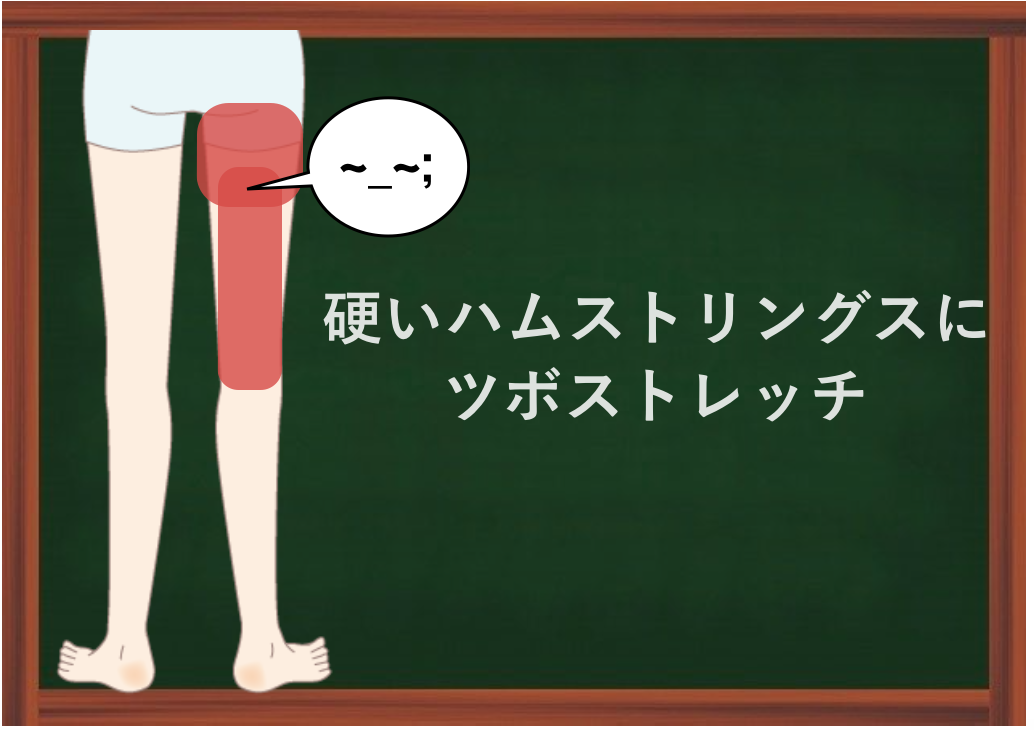 硬いハムストリングスの痛み改善 ツボストレッチ バレエダンサーさんの治療院