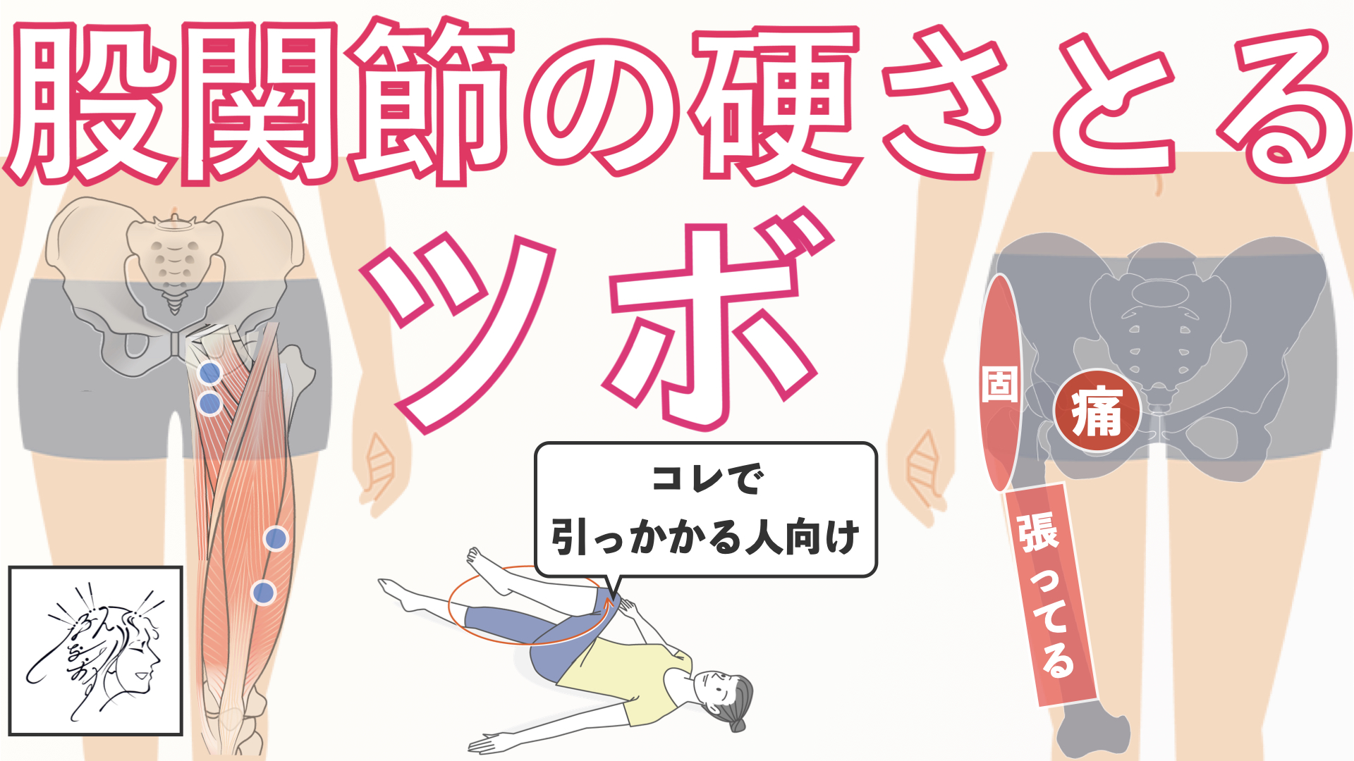 股関節が硬い、ソ径部が痛いときにほぐしたいツボ | バレエダンサー