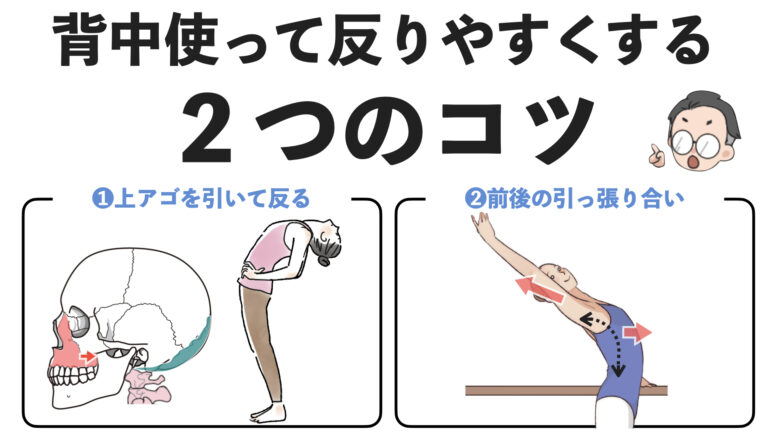 背中が硬くて後ろに反る時にうまくいかない意外な原因と後屈柔らかくする2つのコツ＋1 | バレエダンサーさんの治療院