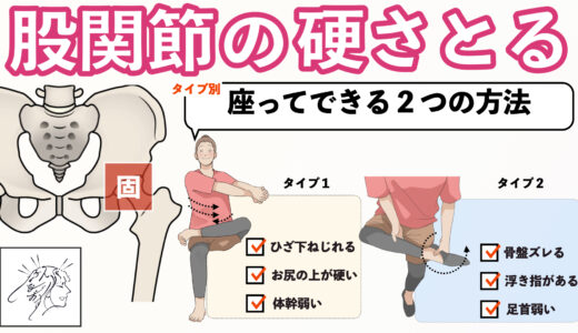 【股関節の硬さとる】座ってできる２つの方法｜セルフケア・バレエ整体