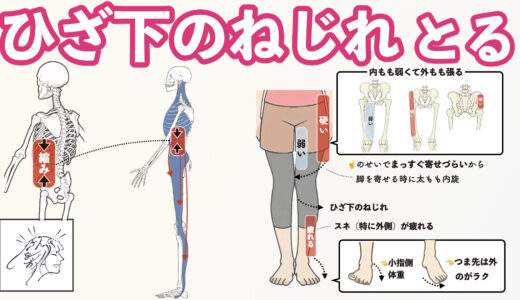 【ひざ下O脚】足を寄せても膝下がつかない意外な原因|3つのセルフ整体